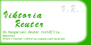 viktoria reuter business card